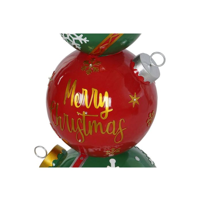 Figura Navidad Tradicional DKD Home Decor Rojo Verde 35 x 108.5 x 35 cm 3