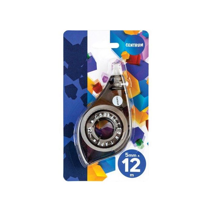 Corrector Cinta Centrum 5 Mm X 12 M. (Set de 12)