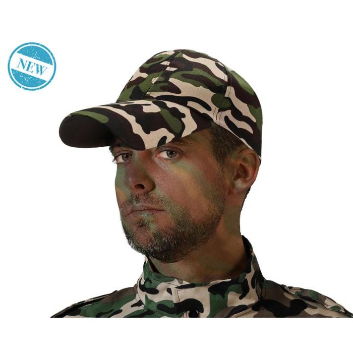 Gorra Militar Camuflaje Con Visera Ajustable Gorra Militar Camuflaje Con Visera Ajustable
