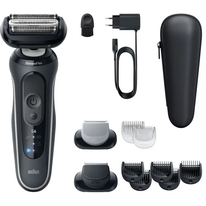 Braun Afeitadora Eléctrica Serie 6 8700216645362 Negra 60 Minutos Duración Batería Carga Rápida 1