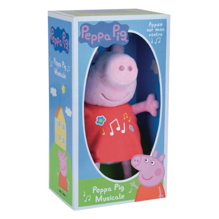 Peppa Pig Peluche Musical Jemini - Muñeco de Felpa Suave de 20 cm con Sonido Original de la Serie 6 Peppa Pig Peluche Musical Jemini - Muñeco de Felpa Suave de 20 cm con Sonido Original de la Serie 6