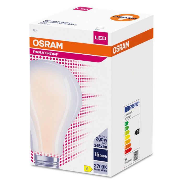 [LVE-4058075619111] Ledvance/Osram Bombilla LED "Classic" E27 24W 3452Lm 2700K 320º IP20 1