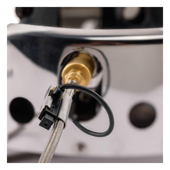 Petromax Atago Parrilla de Gas Portátil 3800W, para Propano/Butano, Encendido Piezo, Acero Inoxidable - Ideal para Camping y Exterior