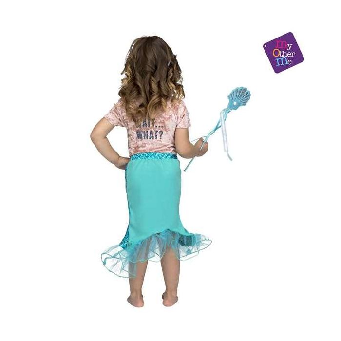 My Other Me Disfraz Tutú Sirenita Azul Talla 3-6 Años 2