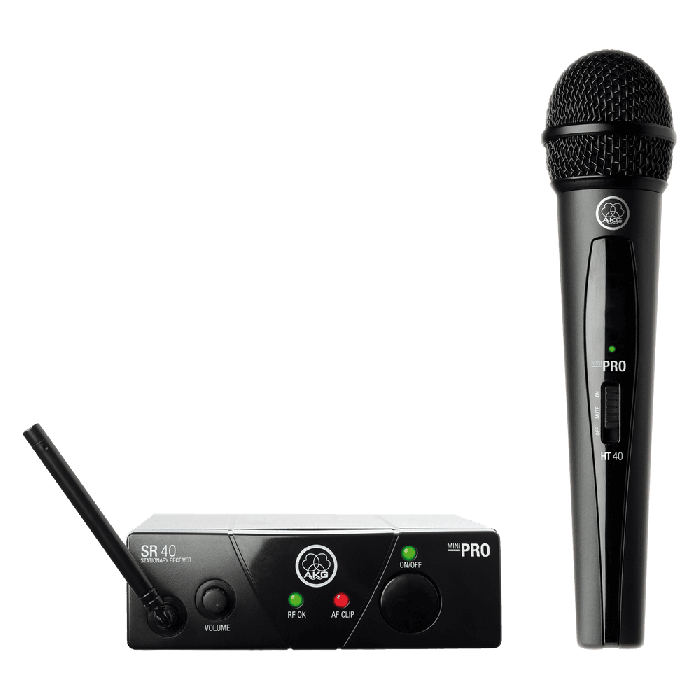 AKG US45A Sistema Inalámbrico UHF Vocal con Micrófono y Receptor