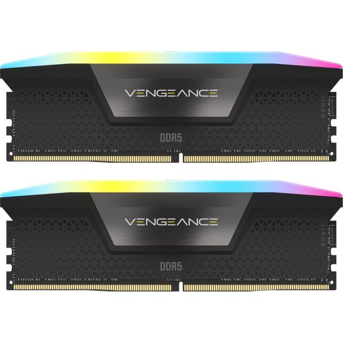 Corsair CMH32GX5M2B6200C36 - Vengeance RGB 32 GB (2x 16 GB) DDR5 DIMM 6200 MHz Dual-Kit negro INTEL XMP