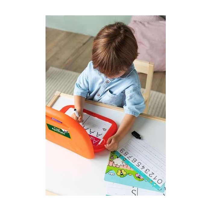Diset Juego Educativo Yo Aprendo a Escribir | Maletín Luminoso con 21 Láminas Borrables y Rotulador | Edad 4+ Años 3