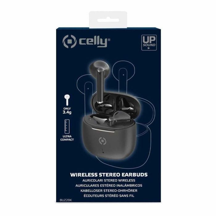 Celly Auricular Buz Inalambrico Bluetooth Negro 3 Celly Auricular Buz Inalambrico Bluetooth Negro 3