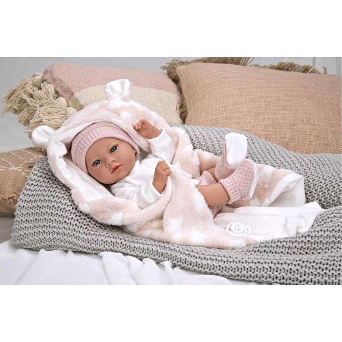 Muñeca elegance 38 cm aria rosa c/ manta (muñeco de peso) (cuerpo vinyl, sexo niña) 17 Muñeca elegance 38 cm aria rosa c/ manta (muñeco de peso) (cuerpo vinyl, sexo niña) 17