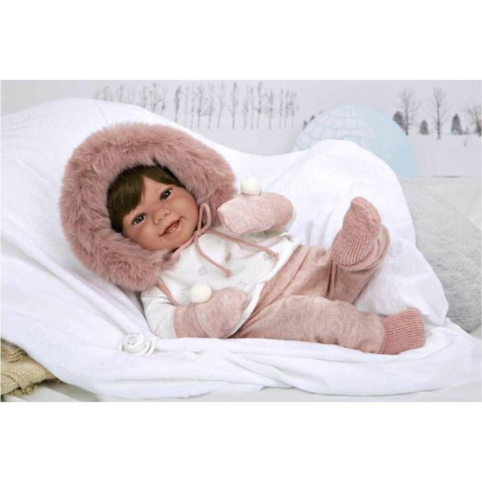 Muñecas Arias Muñeca Elegance 45 cm Zoe Rosa con Manoplas (Muñeco de Peso) 1 Muñecas Arias Muñeca Elegance 45 cm Zoe Rosa con Manoplas (Muñeco de Peso) 1