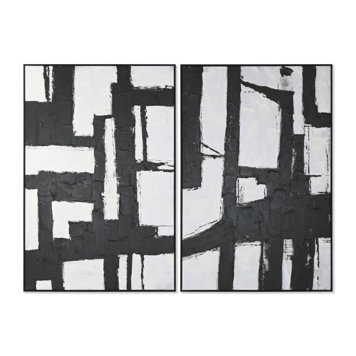 Cuadro Item Home DKD Home Decor Negro Blanco 4.3 x 183 x 123 cm (2 Unidades) Cuadro Item Home DKD Home Decor Negro Blanco 4.3 x 183 x 123 cm (2 Unidades)