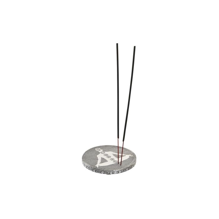 DKD Home Decor Soporte Incienso Árabe Plateado de Madera y Aluminio Colección Chakras 10 x 1 x 10 cm 2 DKD Home Decor Soporte Incienso Árabe Plateado de Madera y Aluminio Colección Chakras 10 x 1 x 10 cm 2
