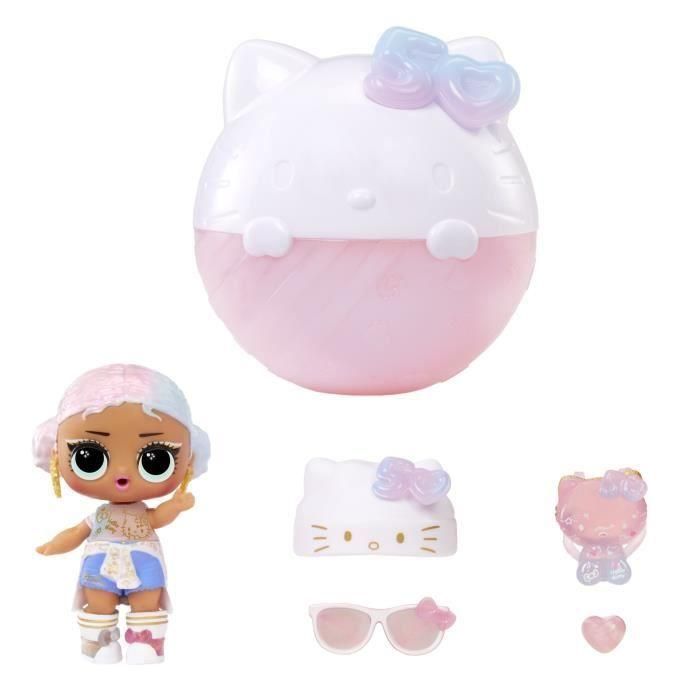 LOL Surprise - Tots Hello Kitty - 1 muñeca de 7,5cm - Accesorios y pegatina - Aleatorio (2 modelos) 2