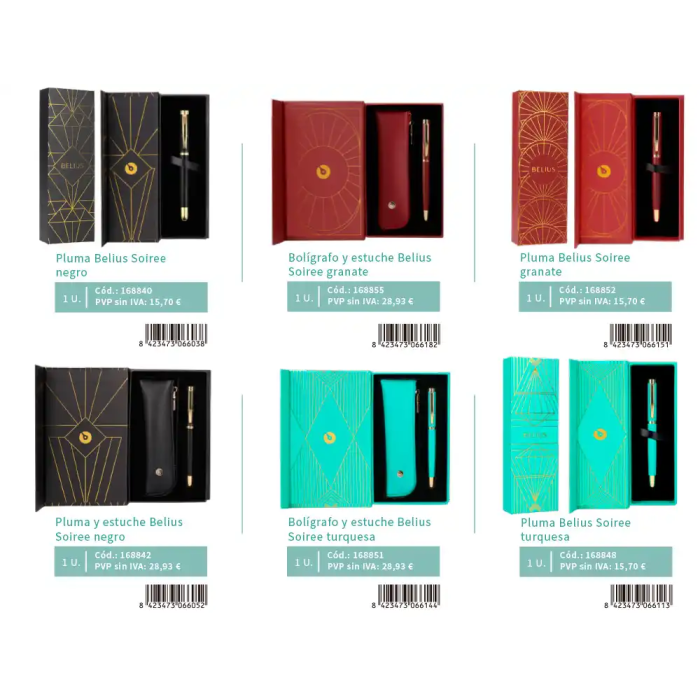 Belius Expositor Lote Bolígrafo 36 Piezas 3 Niveles MDF 600x420x750 mm 6