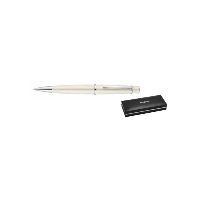 Boligrafo Scrikss Chic 62 Perlescente Blanco (En Estuche Premium)