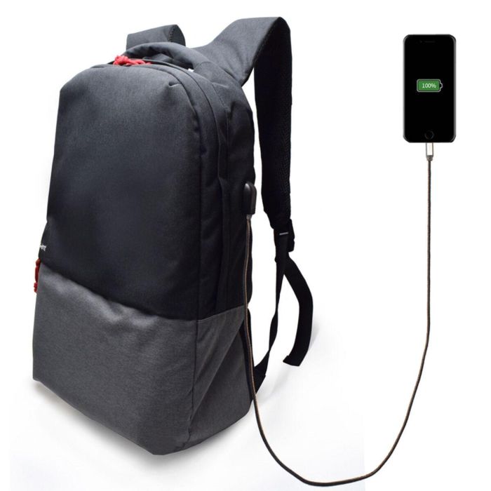 Mochila para Portátil y Tablet Ewent EW2529 Negro Gris 17" 17,3"