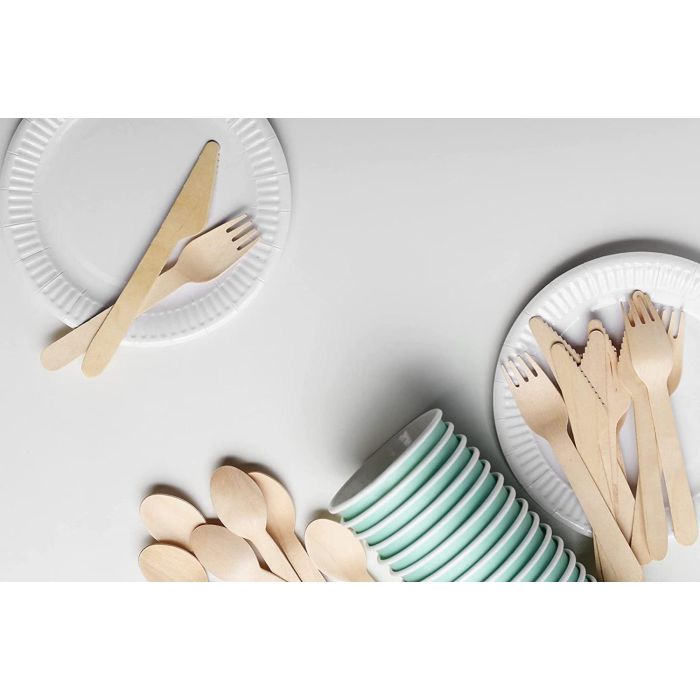 Set de 25 platos redondos Natural 23 cm Algon (18 Cajas) 4 Set de 25 platos redondos Natural 23 cm Algon (18 Cajas) 4