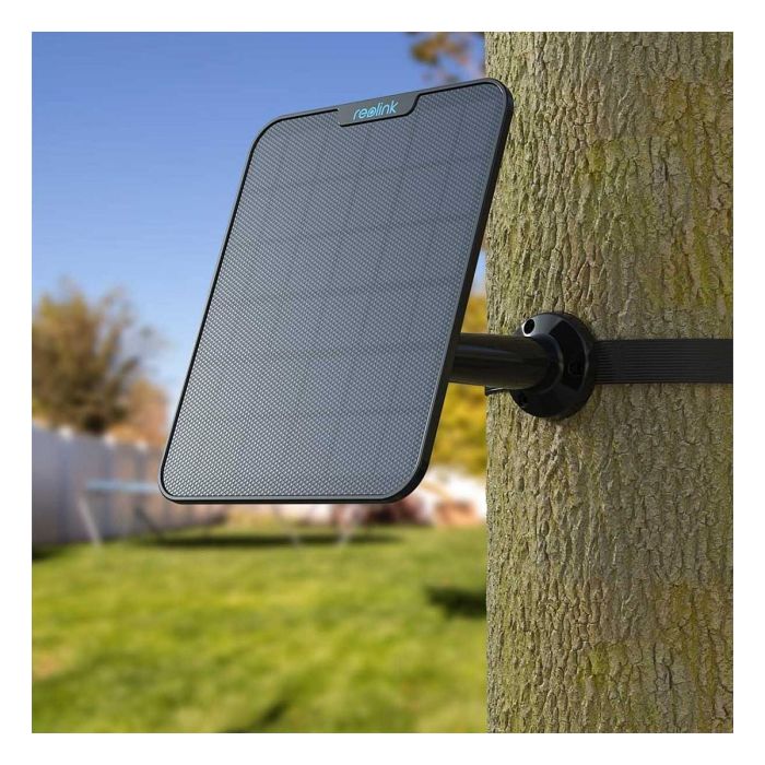 Reolink Solar Panel 2, Panel Solar Exterior, Negro, 6W, IP65, 4m Cable