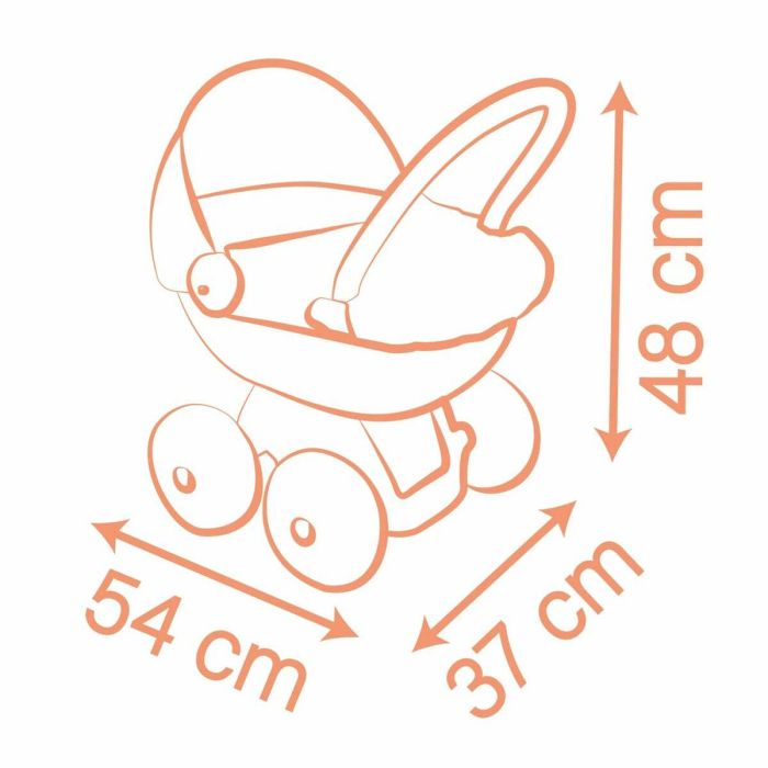 Smoby Cochecito de Abrazos Baby Nurse SMO3032162203958 a partir de 18 meses 5