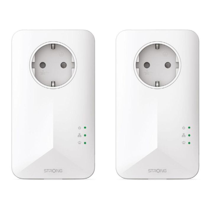 Strong PowerLine 1000 Kit 1000 Mbit/s Ethernet Blanco 2 pieza(s) Strong PowerLine 1000 Kit 1000 Mbit/s Ethernet Blanco 2 pieza(s)