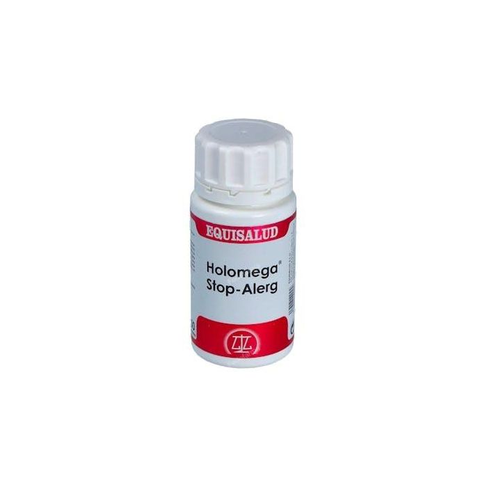Holomega Stop-Alerg, ayuda natural para alergias primaverales, 50 cápsulas