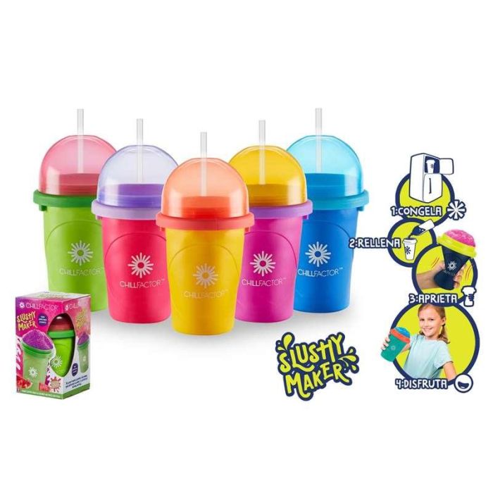 Bandai Maquina de Granizar Chillfactor (Congela, Aprieta y Disfruta) 10.5x10.5x18.8cm - Modelos Surtidos