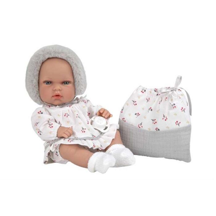 Muñeca elegance 30 cm natal gris c/bolsa multiusos (cuerpo vinyl, sexo niña) 7 Muñeca elegance 30 cm natal gris c/bolsa multiusos (cuerpo vinyl, sexo niña) 7