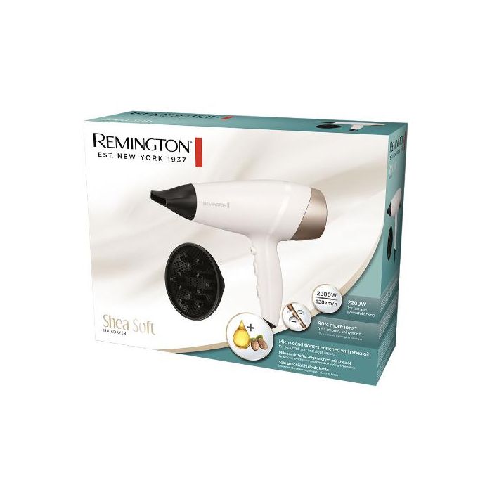 Secador de Pelo Remington D4740 Blanco 2200 W 3 Secador de Pelo Remington D4740 Blanco 2200 W 3
