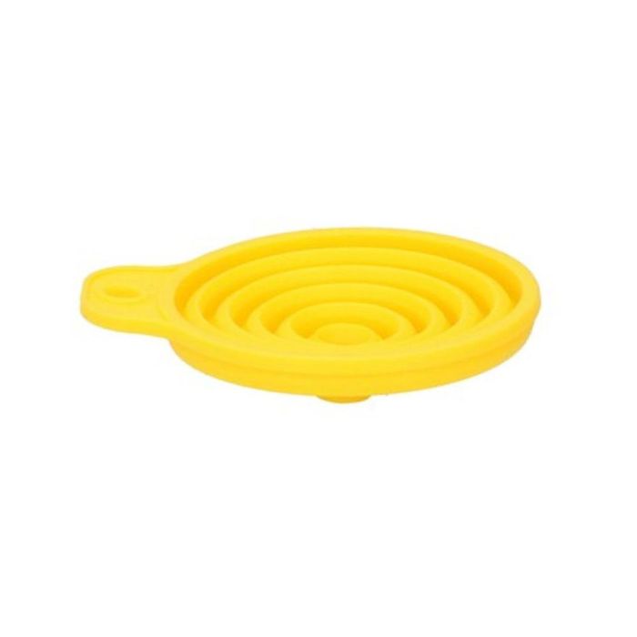 Embudo plegable amarillo para automóviles, ø9x10cm. 1