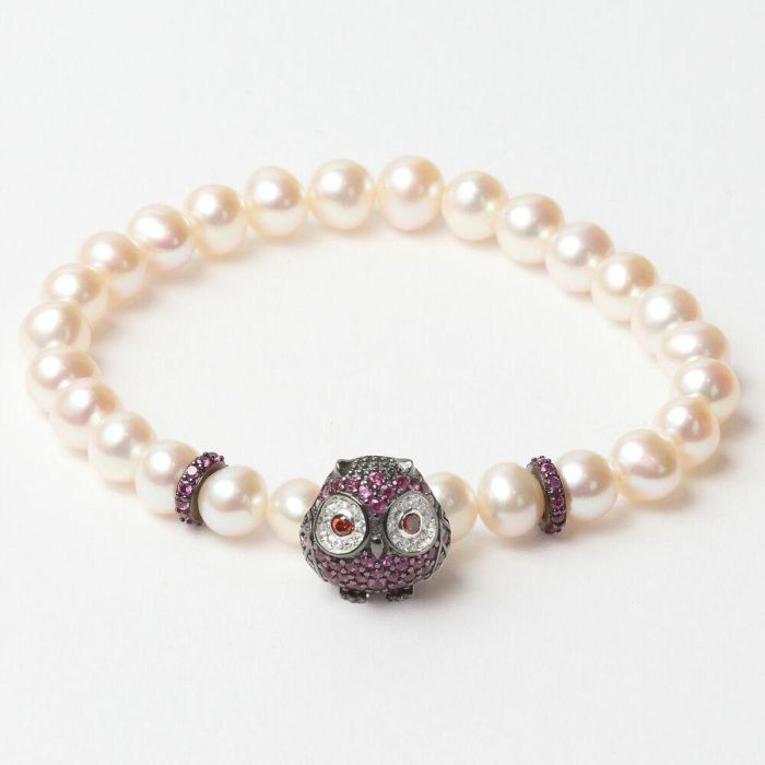 Pulsera Mujer Lancaster JLA-BR-OWL-5-WH 16 mm Pulsera Mujer Lancaster JLA-BR-OWL-5-WH 16 mm