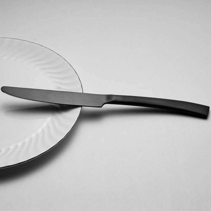 Cubertería Arthur Martin AM5136 Negro Acero Inoxidable 24 Piezas 2 Cubertería Arthur Martin AM5136 Negro Acero Inoxidable 24 Piezas 2