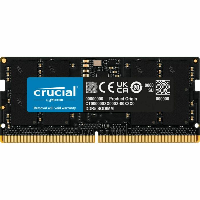 Memoria RAM - CRUCIAL - DDR5-4800 SODIMM - 16 GB (CT16G48C40S5)