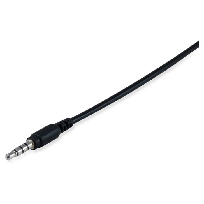 Equip 245304 Auriculares Diadema para Oficina con Micrófono Boom y Conector Jack 3.5 mm, Negro