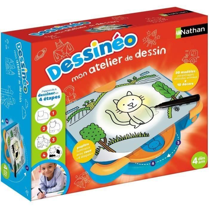 Nathan Dessinéeo Drawing Workshop 2.0 - Plataforma de Dibujo Infantil Optimizada para Primeros Dibujos con Transparencia en 4 Pasos Nathan Dessinéeo Drawing Workshop 2.0 - Plataforma de Dibujo Infantil Optimizada para Primeros Dibujos con Transparencia en 4 Pasos