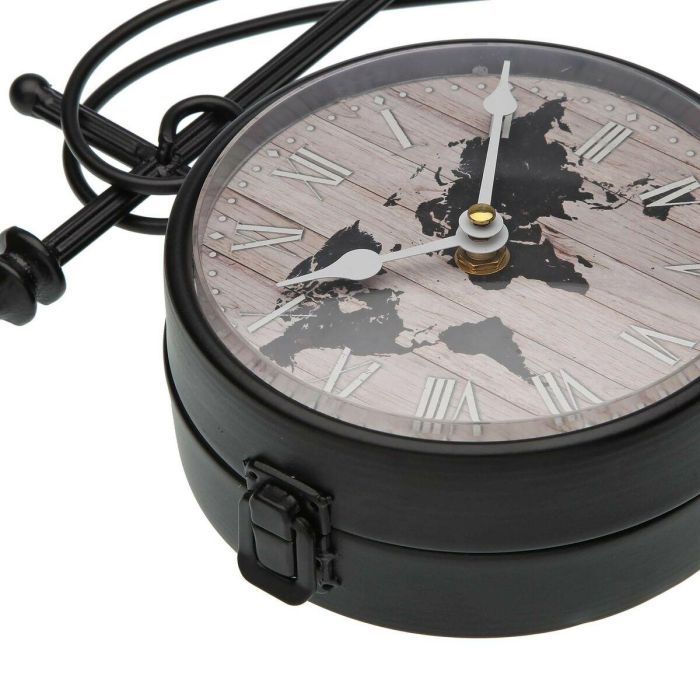 Reloj de Pared Versa Mapamundi Metal 8 x 27 x 31,5 cm 2 Reloj de Pared Versa Mapamundi Metal 8 x 27 x 31,5 cm 2