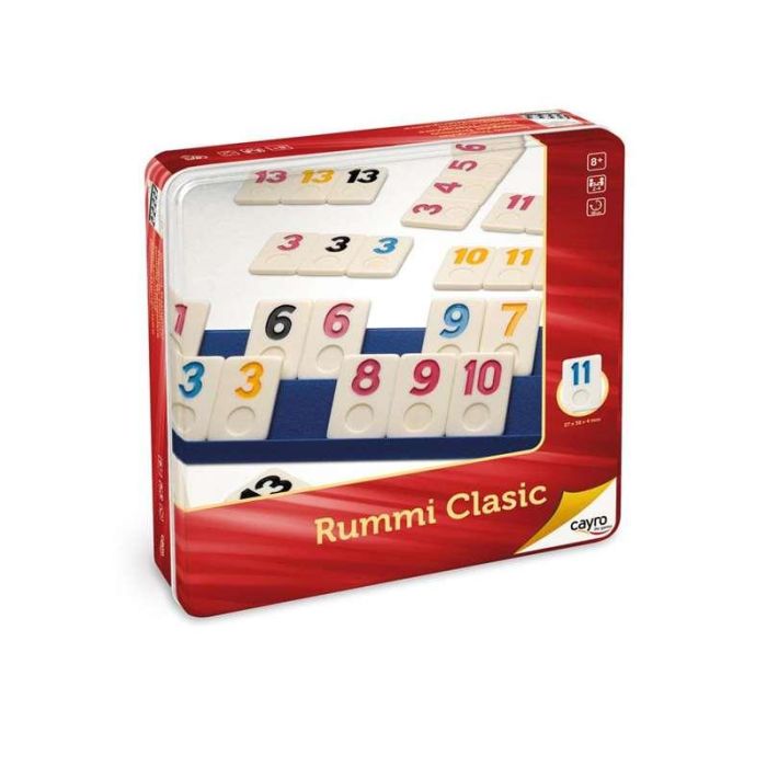 Juego rummi classic en caja de metal 27x27x5,7 cm 2 Juego rummi classic en caja de metal 27x27x5,7 cm 2
