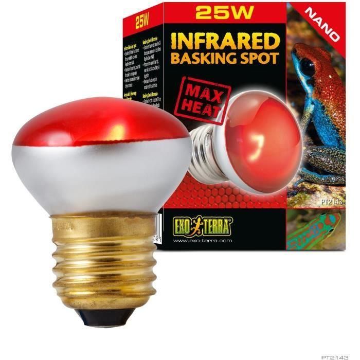 Lámpara de terrario - Exo Terra - Basking Spot Nano 25W - Blanca - Iluminación - Reptiles 2 Lámpara de terrario - Exo Terra - Basking Spot Nano 25W - Blanca - Iluminación - Reptiles 2