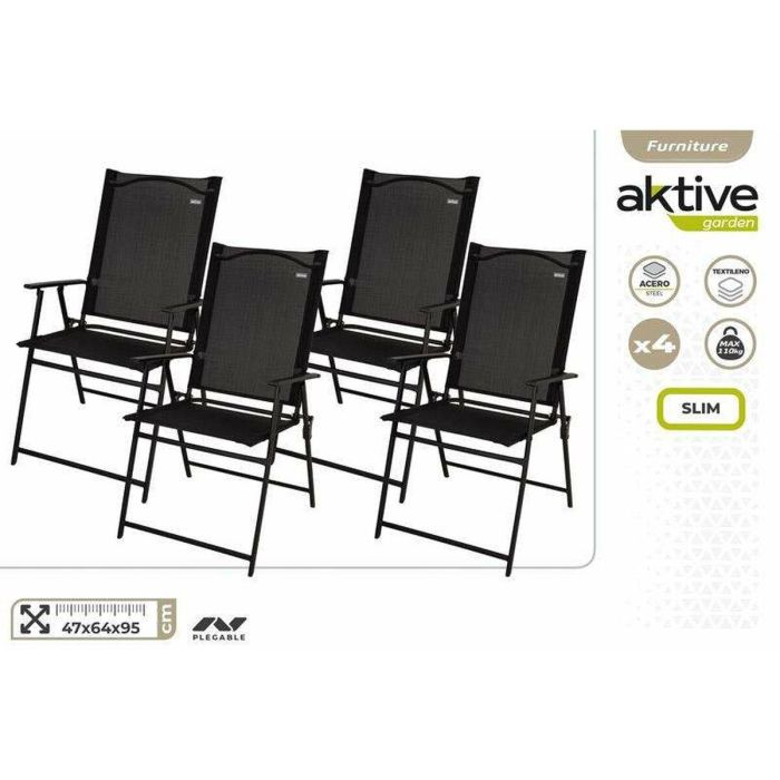 Silla Plegable Aktive 47 x 95 x 64 cm 1