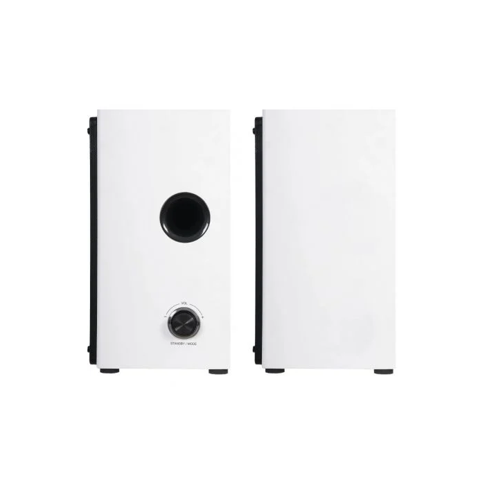 Fonestar CLASS-220B Altavoces 80W 2.0 Pareja de altavoces activos Hi-Fi de madera MDF con mando a distancia y múltiples opciones de reproducción