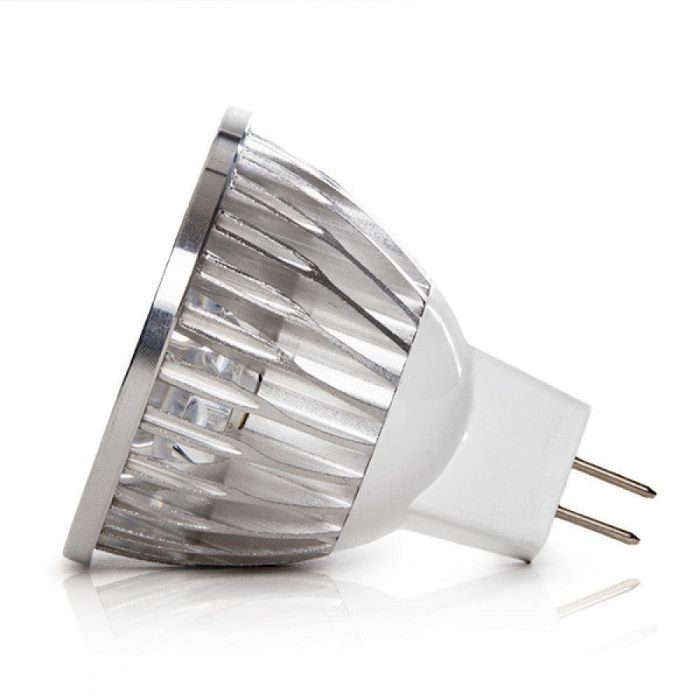 Bombilla LED GU5,3 4W 300Lm 6000ºK MR16 24V Epistar 40.000H [CA-MR16-24V-4W-CW] 1