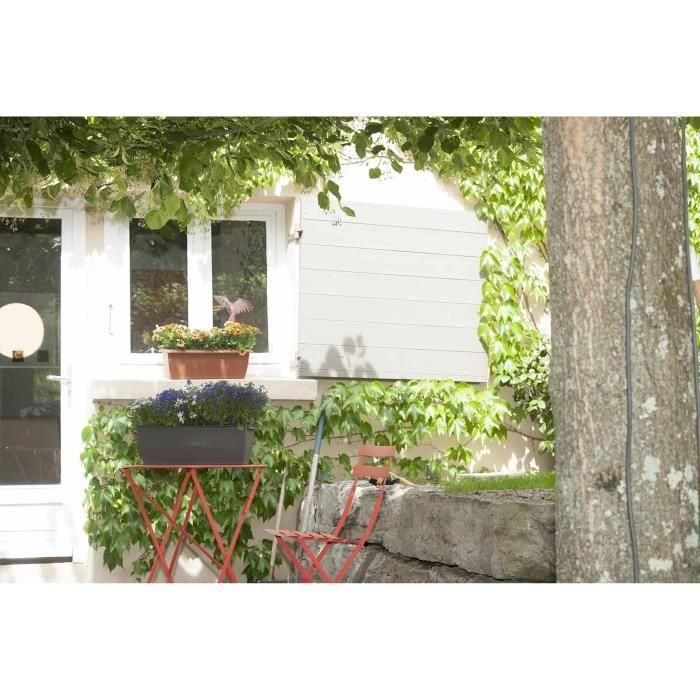RIVIERA Jardiniere Grande Evolution 84cm - Capacidad 22l - Gris 2 RIVIERA Jardiniere Grande Evolution 84cm - Capacidad 22l - Gris 2