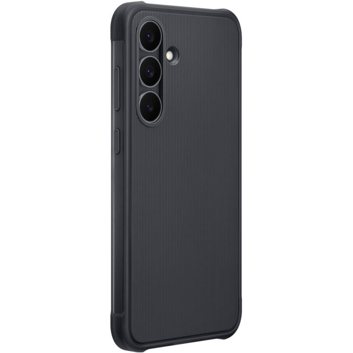 Samsung Funda Rugerizada para Galaxy S25 FE, Protección contra caídas e impactos, Microfibra y Silicona, Color Negro 2