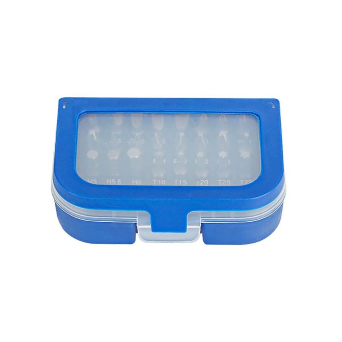 Workpro Juego de 31 puntas de destornillador, tamaños 3,4,5,5.5,6,7 mm, ph0,ph12,ph22,ph3, pz0,pz12,pz22,pz3, t10,t15,t20,t25,t27,t30, h2,h3,h4,h5,h5.5,h6, con soporte magnético 1