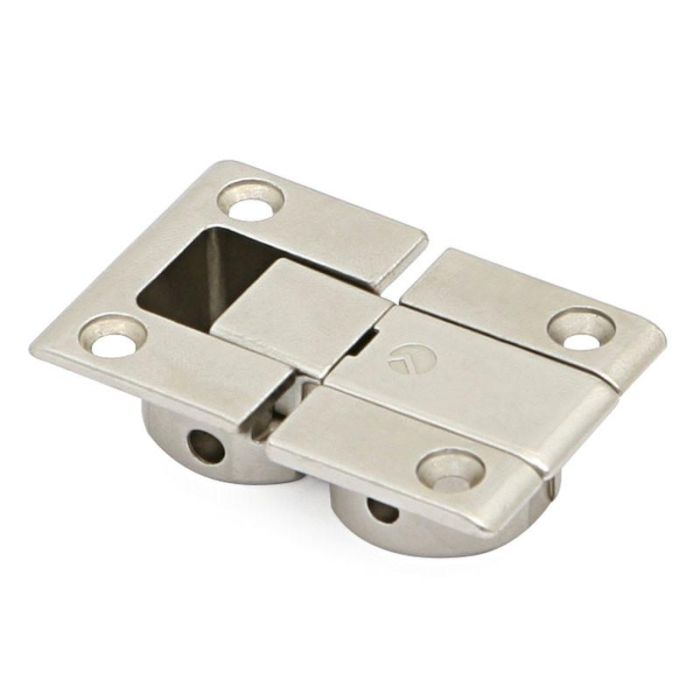 ITALIANA FERRAMENTA Kimana Bisagra de Embutir Regulable 3D Acabado Níquel para Puertas Abatibles (19/20mm) - Patentada