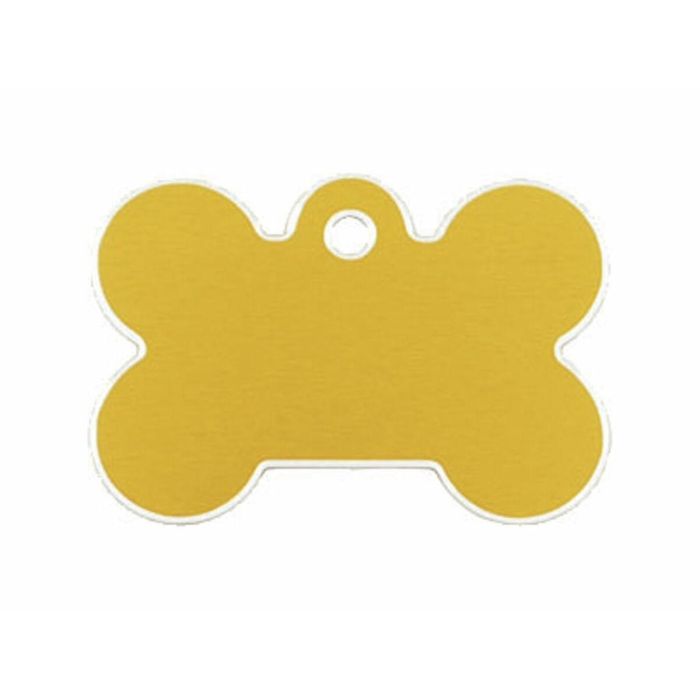 Placa identificativa Imarc Bone Amarillo Dorado