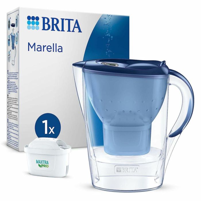 FILTRO DE CARAFE BRITA Marella Bleue (2.4L) incluyó 1 cartucho Maxtra Pro All-in-1 1