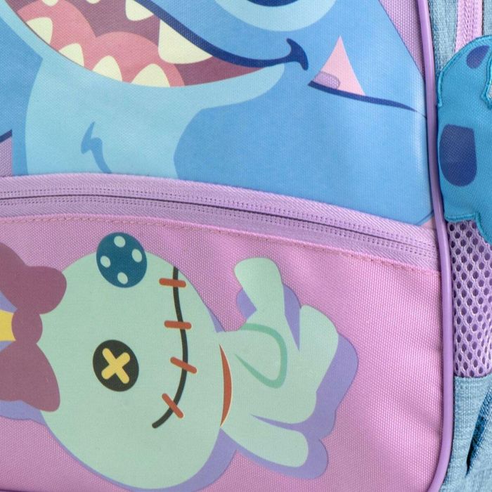 Cerdá Mochila Infantil Stitch 2.5x3x1 cm para Niños y Niñas a partir de 3 años, Color Azul 2 Cerdá Mochila Infantil Stitch 2.5x3x1 cm para Niños y Niñas a partir de 3 años, Color Azul 2