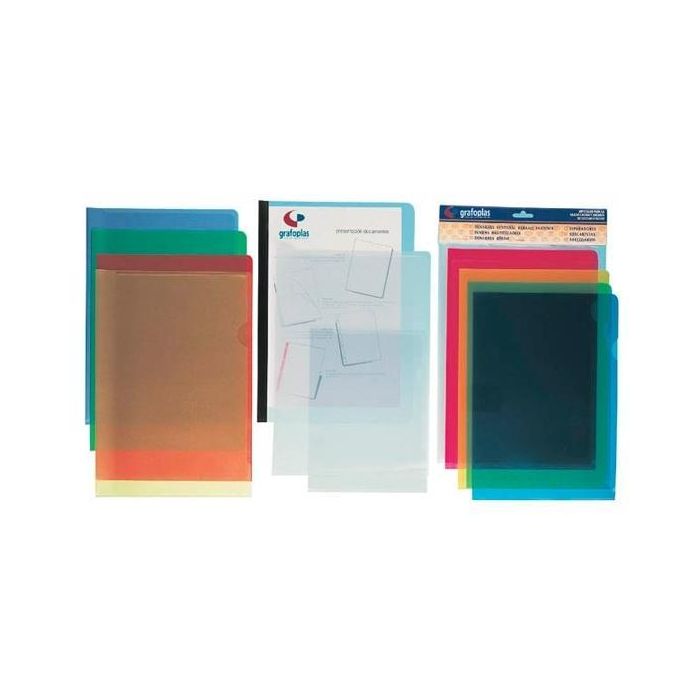 Grafoplás Dossier Uñero A4 Polipropileno Azul - 10 Unidades Grafoplás Dossier Uñero A4 Polipropileno Azul - 10 Unidades