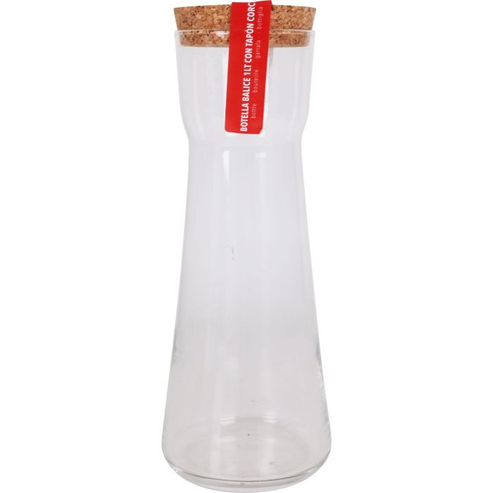 Royal Leerdam Botella Balice 1 Litro con Tapón de Corcho (6 Unidades) 1