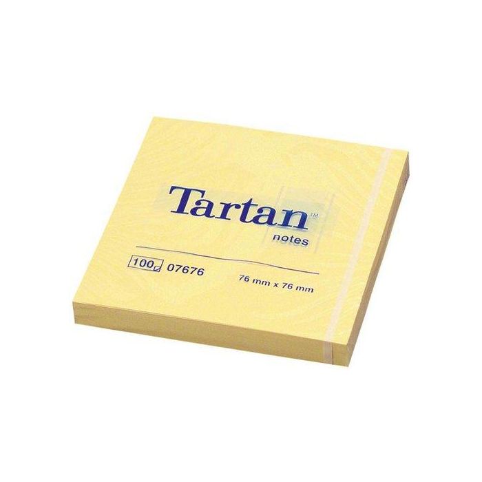 Notas Adhesivas Tartan 100H 76X76 (Set de 12)